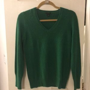 Only Mine Green Cashmere Sweater